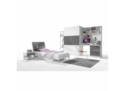 Schlafzimmer Modern Schrank Bett Nachttisch Tisch 5tlg. Jugend Kinder
