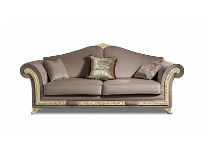 Sofa 3 Sitzer Luxus Möbel Wohnzimmer Dreisitzer Klassischer Design Italienisch
