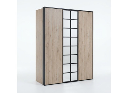 Kleiderschrank Braun Holz Möbel Design Luxus Schlafzimmer Möbel Modern