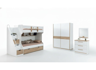 Design Kleiderschrank Schwebetüren Schrank Schlafzimmer Schränke Holz Weiß Braun