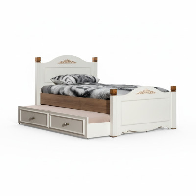 Kinderbett Kinderzimmer Bett Schlafzimmer Design Luxus Möbel Holz Jugendzimmer