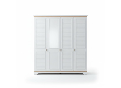 Kleiderschrank Weiß Schrank Design Modern Möbel Regal Schlafzimmer Schränke Neu
