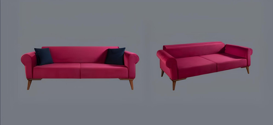 Designer Sofa 3 Sitzer Big Couch Dreisitzer Textil Polster Möbel
