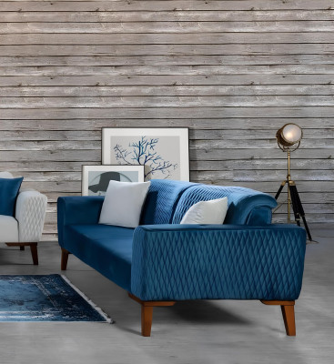 Sofagarnitur 3+3+1 Sitzer Komplette Sofa Sessel Textil Sofas Set 3tlg