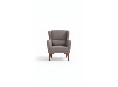 Sessel Luxus Polster Möbel Wohnzimmer Einsitzer Sessel Textil neue Farbe braun