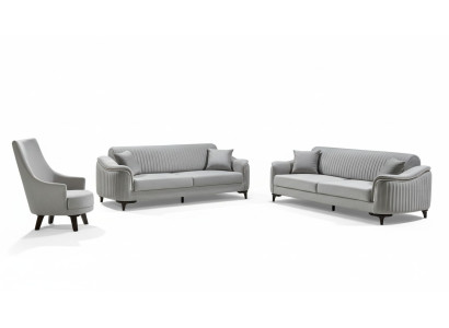 Sofagarnitur Sofa Luxus Garniur Sofas Sessel 331 Sitzer Modern 3tlg