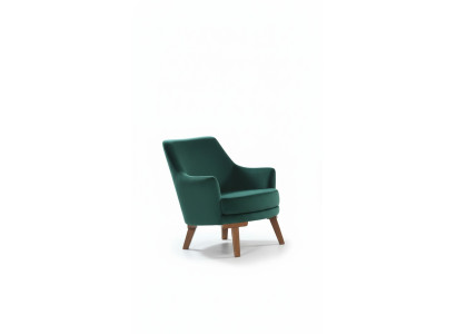 Wohnzimmer Sessel Sitzer 1 Sitz Stoff Polyester Stil Modern Design grüne Farbe