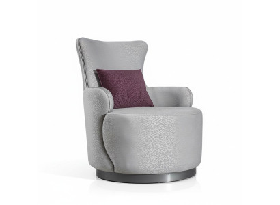 Runder Clubsessel Sofa Couch Relax Einsitzer Polster Möbel Einrichtung