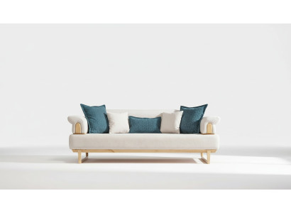Luxus Dreisitzer Weiß Sofa 3 Sitzer Sofas Design Modern Design Möbel