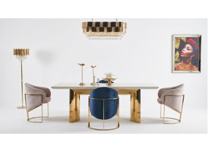 Esszimmer Set Tisch + 4x Stühle Esszimmerstuhl Set Tisch Gruppe 5tlg