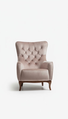 Sessel Einsitzer Luxus 1 Sitzer Polster Sitz Designer Textil Sitz Stoff Modern