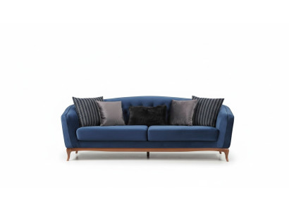 Sofagarnitur Sofa Garnitur Sofas 4+1 Sitzer Stoff Chesterfield Polster Samt Set