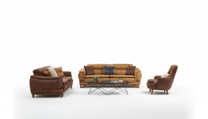 Sofagarnitur Sofa Garnitur Komplette Couchgarnitur 3+3+1 Sitzer Sessel