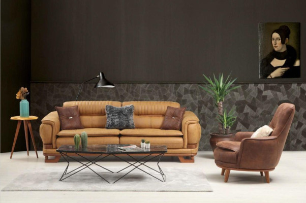 Dreibettsofa Dreisitzer Sofa 3 Sitzer Sofas Design Wohnzimmer Kunstleder
