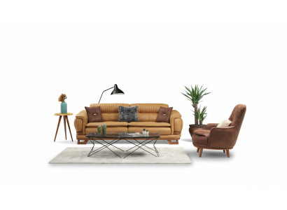 Garnitur Sofagarnitur Sofa Luxus Komplette Couchgarnitur 3+1 Sitzer Sessel