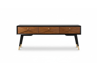 Konsolentisch Tisch Konsole Kommode Sideboard Holz Modern Luxus Braun Design Neu