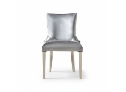 Esszimmerstuhl Stuhl Sessel Sitzer Esszimmer Stühle Holz Modern Luxus Silber
