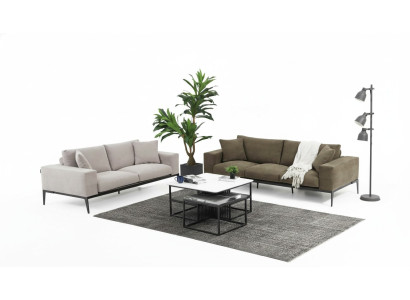 Sofagarnitur 32 Sitzer Sofa Garnitur Grau Sofas Modern Gruppe Set Neu