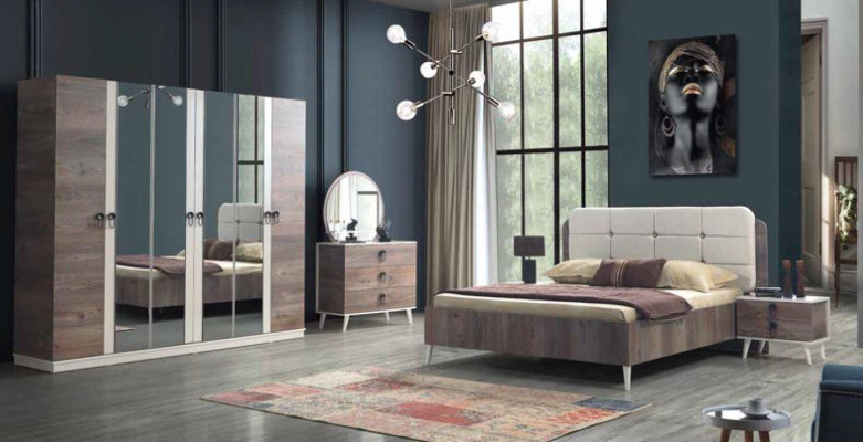 Bett Doppelbett Schlafzimmer Design Betten Moderne Polster Holz