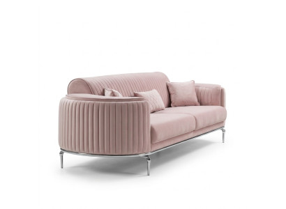 Polster Designer Möbel Dreisitzer Sofa 3 Sitzer Sofas Luxus Textil Couchen big