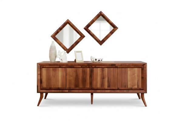 Sideboard Kommode Anrichte Sideboards Schrank Kommoden Braun Luxus xxl 200cm Neu