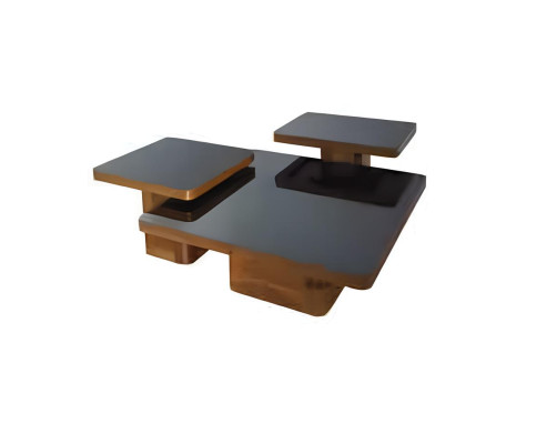 Wohnzimmer Holztisch Set Couchtisch Tisch Möbel Holz Glas Set Couchtische