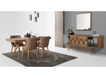 Esszimmer Garnitur Tisch 6x Lehnstuhl Stühle Luxus Essgruppe Set Neu Komplette
