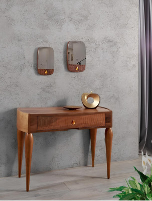 Sideboard Konsolentisch Holz Seitentische Wandtisch Konsole Möbel Konsolen Braun