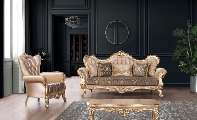 Barock Sessel Chesterfield Couch Sofa Möbel Einrichtung Couchen Sofas Stuhl