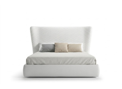 Bettrahmen Möbel Design Doppelbett Luxus Schlafzimmer Holz Kunstleder Bett Neu