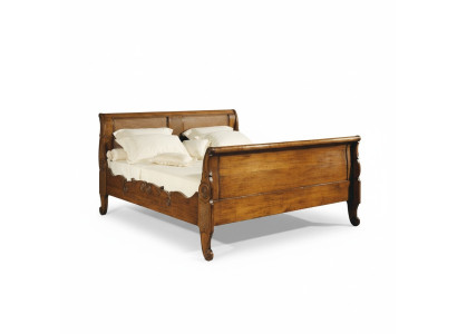 Bett Betten Doppelbett Schlafzimmer Holz Polster Braun Doppelbetten Neu