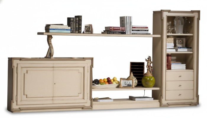 Wohnzimmer Wandregal tv Schrank Wandschränke Regal Holz Möbel Wohnzimmer Möbel