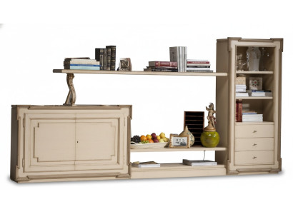 Wohnzimmer Wandregal tv Schrank Wandschränke Regal Holz Möbel Wohnzimmer Möbel