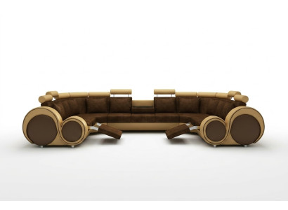 Stoff Textil Couch Textilsofa mit USB Ecksofa Couch Wohnlandschaft XXL Relax Neu