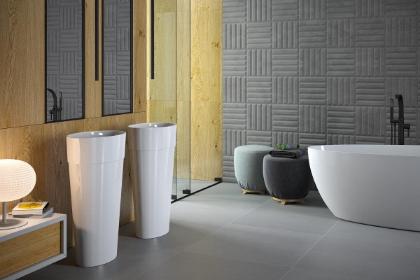 Modernes Design Waschbecken Acryl Bad Freistehender Waschtisch