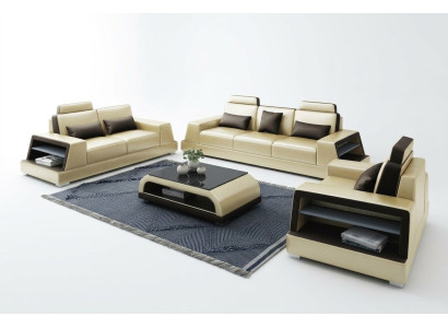 Design Couch Sofa Garnitur Polster Sofas Couchen Sitz Garnituren Neu 3+1 Sitzer