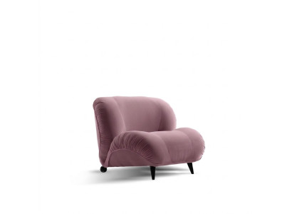 Sessel Einsitzer Luxus Polster Möbel Wohnzimmer Einsitzer Sessel Textil Lounge