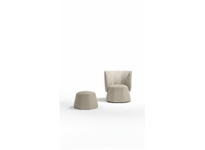 Hocker Design Holz Italienische Möbel Luxus Wohnzimmer Modern Fußhocker Grau Neu