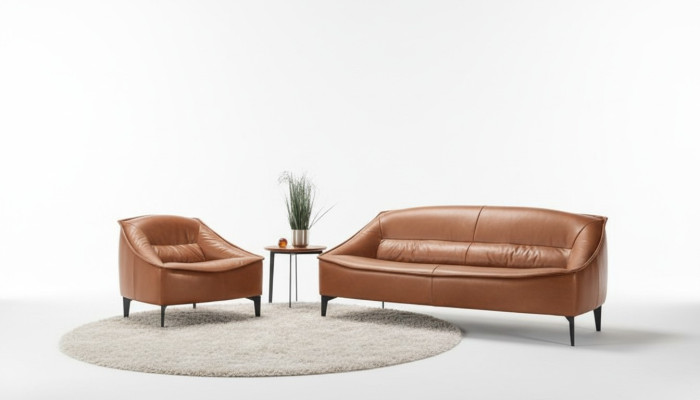 Luxus Garnitur Set 2tlg Sofagarnitur 3+1 Sitz Modern Sofa und Sessel