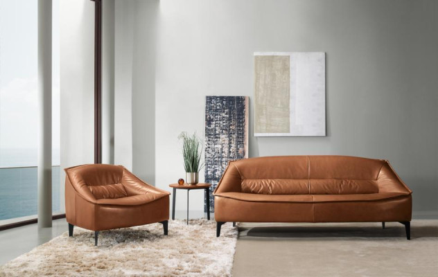 Sessel Einsitzer Luxus 1Sitzer Polster Sitz Designer Textil Sitz Stoff Moderne