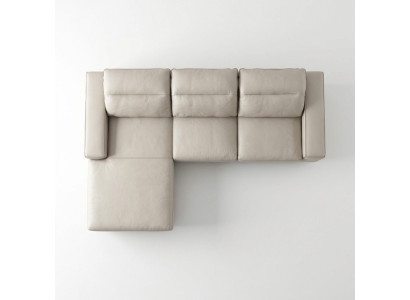 Design Ecksofa L form Couch Polster Leder Sofas Luxus Wohnzimmer Sofa