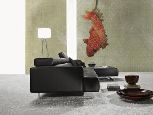 Modern Leder Ecksofa L Form für Wohnzimmer Schwarz farbe