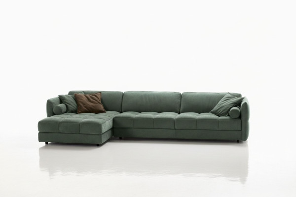 Ecksofa Textil Sofa Polster Ecke Moderne Couch Wohnzimmer L form Design