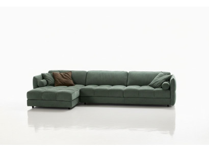 Ecksofa Textil Sofa Polster Ecke Moderne Couch Wohnzimmer L form Design