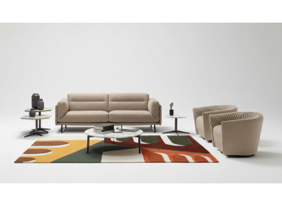 Sofagarnitur Couch Polster Ledersofa Italienische Möbel Sofa Prianera