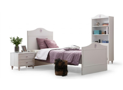 Jugendbett Kinderbett Kids Design Modern Weiß Bett Kinderzimmer Neu