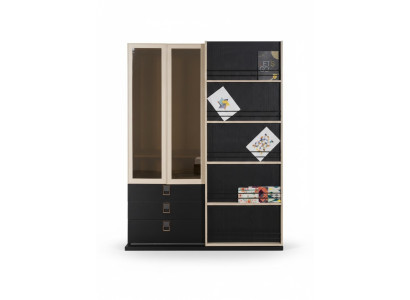 Büro Schrank Regal Glasschrank Schränke Möbel Holz Einrichtung Regale