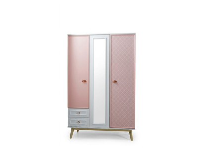 Moderner Kleiderschrank Jugendzimmer Garderoben Rosa Möbel Design Neu