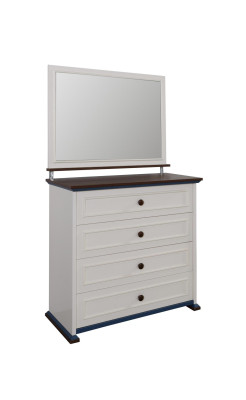 Kommode mit Spiegel Schubladen Holz Kommoden Jugendzimmer Sideboard