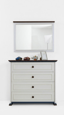 Kommode mit Spiegel Schubladen Holz Kommoden Jugendzimmer Sideboard